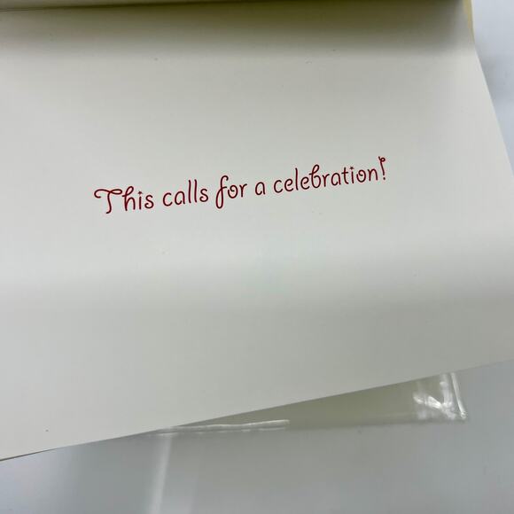 Burgoyne Congratulations Greeting Card 'This Calls For A Celebration! NEW - Picture 3 of 4